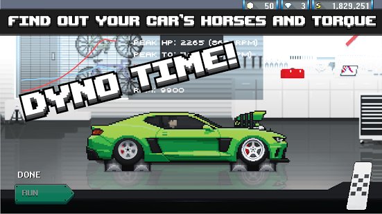 Скриншот Pixel Car Racer