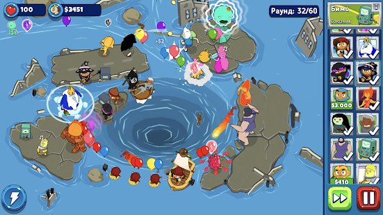 Скриншот Bloons Adventure Time TD